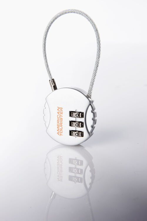AT ACCESSORIES 三位數字鋼索密碼鎖  hi-res | American Tourister