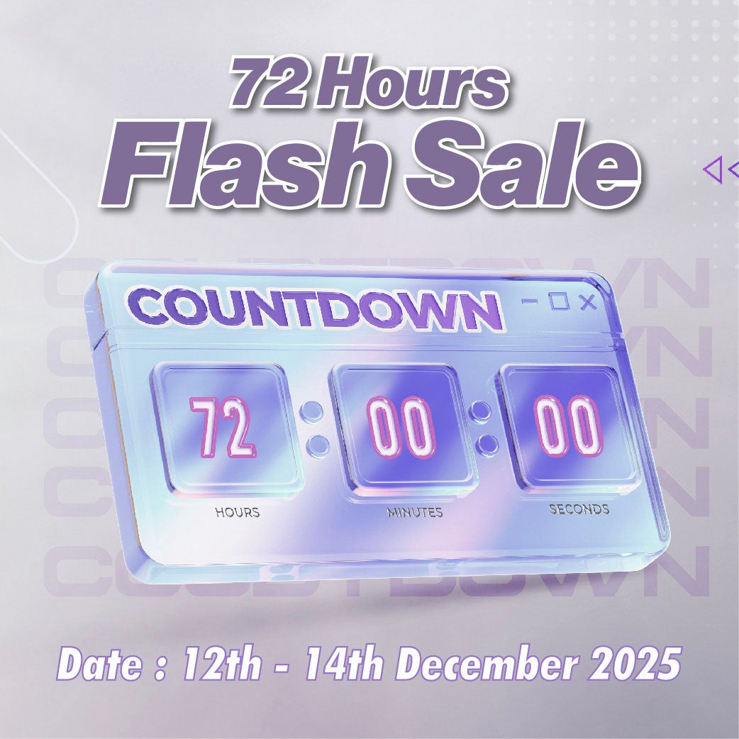 Online Exclusive 3-days Flash Sale: Selected luggage up to 66% off